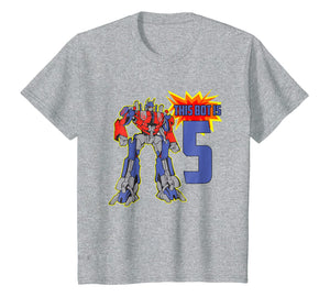Funny shirts V-neck Tank top Hoodie sweatshirt usa uk au ca gifts for Kids Kids 5th Birthday Bot Robot T-Shirt for 5 Yr Old Boys Girls 739128