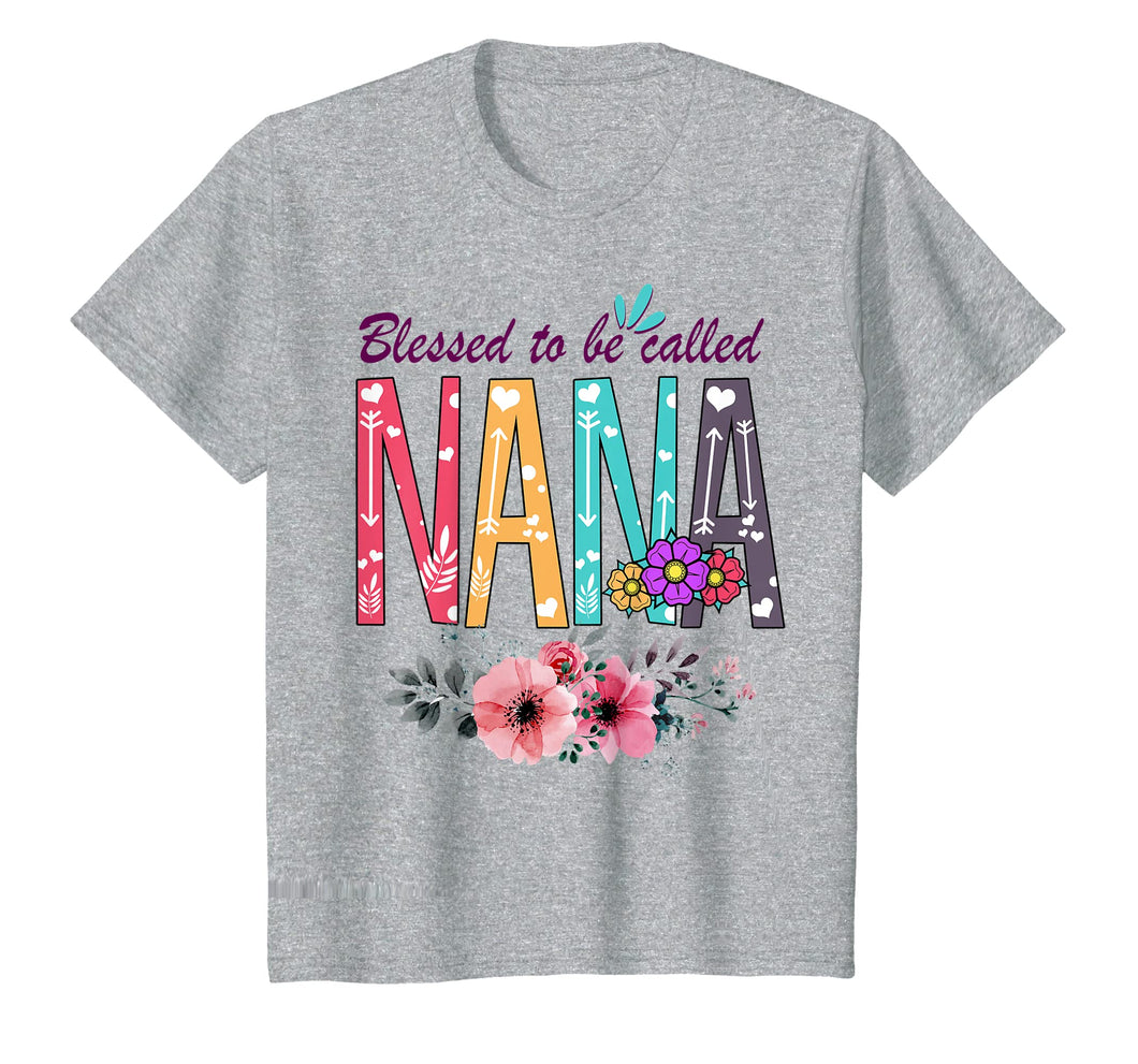 Funny shirts V-neck Tank top Hoodie sweatshirt usa uk au ca gifts for Blessed To Be Called Nana T-shirt Funny Grandma Gifts 679597