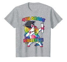 Load image into Gallery viewer, Funny shirts V-neck Tank top Hoodie sweatshirt usa uk au ca gifts for Dabbing 4th Grade Unicorn Nailed It Graduation Class of 2019 T-Shirt 211563
