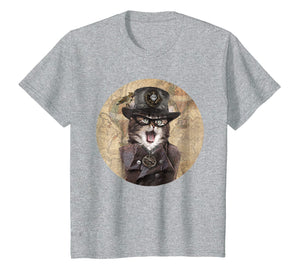 Funny shirts V-neck Tank top Hoodie sweatshirt usa uk au ca gifts for Steampunk Cat - Mens & Womens Soft Lightweight T-Shirt 6554 1537634