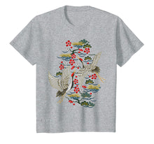 Load image into Gallery viewer, Funny shirts V-neck Tank top Hoodie sweatshirt usa uk au ca gifts for Crane &amp; Cherry Blossom Tshirt - Vintage Japanese Embroidery 1625692

