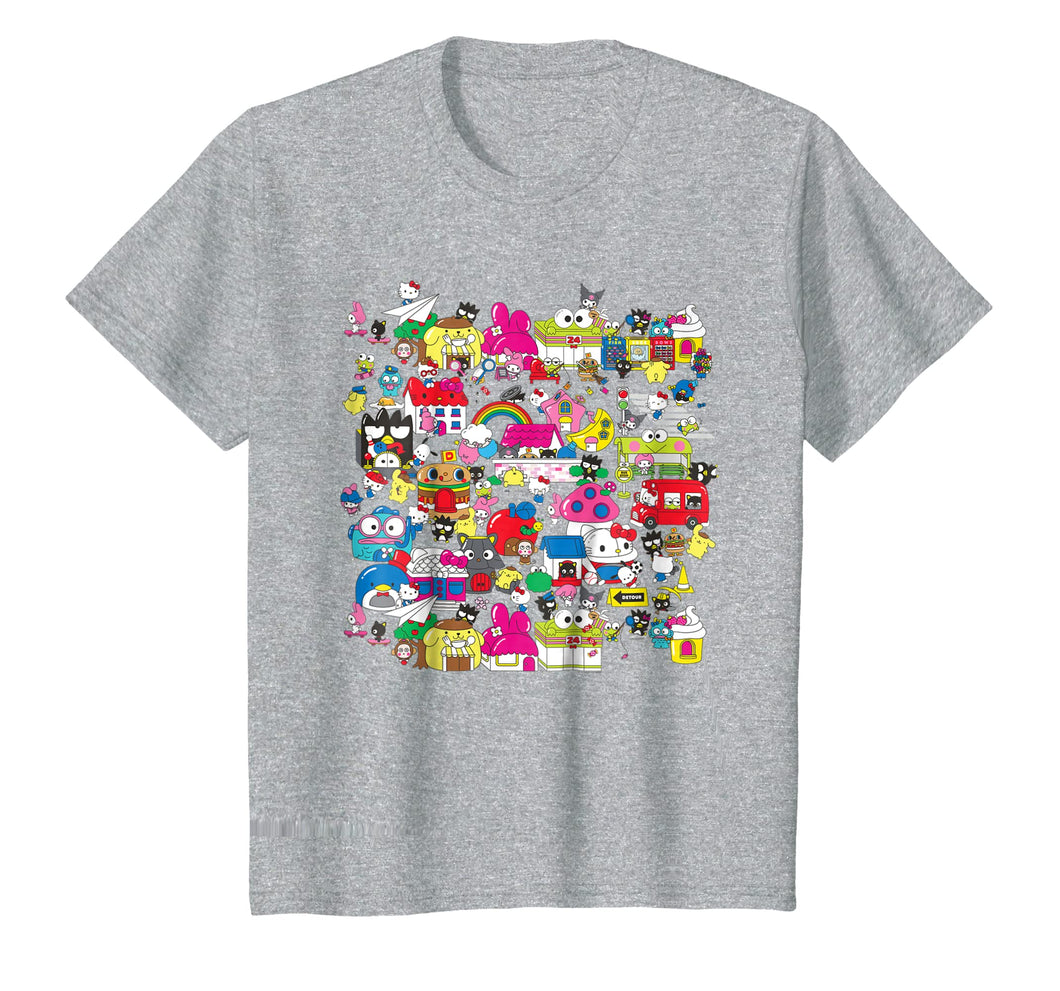 Funny shirts V-neck Tank top Hoodie sweatshirt usa uk au ca gifts for Hello Sanrio Hello Kitty City Scene Tee Shirt 1256975