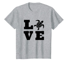 Load image into Gallery viewer, Turtle Lover Gifts Black Love Spelled With A Turtle Graphic T-Shirt-3213981
