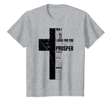 Load image into Gallery viewer, Jeremiah 29:11 Christian Bible Verse Gifts Cross Scripture T-Shirt-204983
