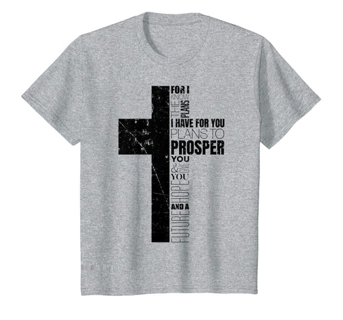 Jeremiah 29:11 Christian Bible Verse Gifts Cross Scripture T-Shirt-204983