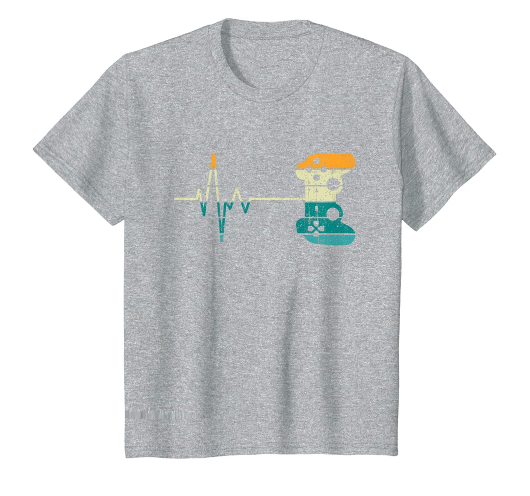 Video Game Lover Gifts Funny Vintage Retro Gamer Heartbeat T-Shirt-857289