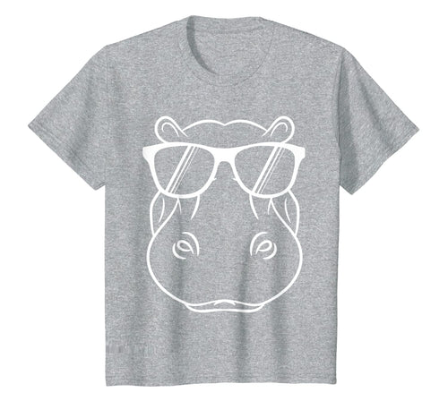 Hippopotamus T Shirt - Cool And Cute Hippo W/ Sunglass T-Shirt-201070