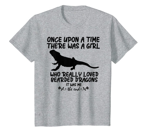 There Was A Girl Who Really Loved Bearded Dragons T-Shirt-4067431