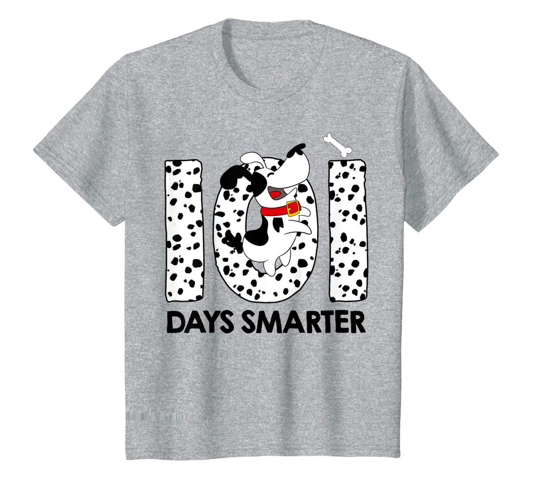 Kids Kids 101 Days Smarter Shirt Dalmation Dog Funny Costume Gift T-Shirt-1285464