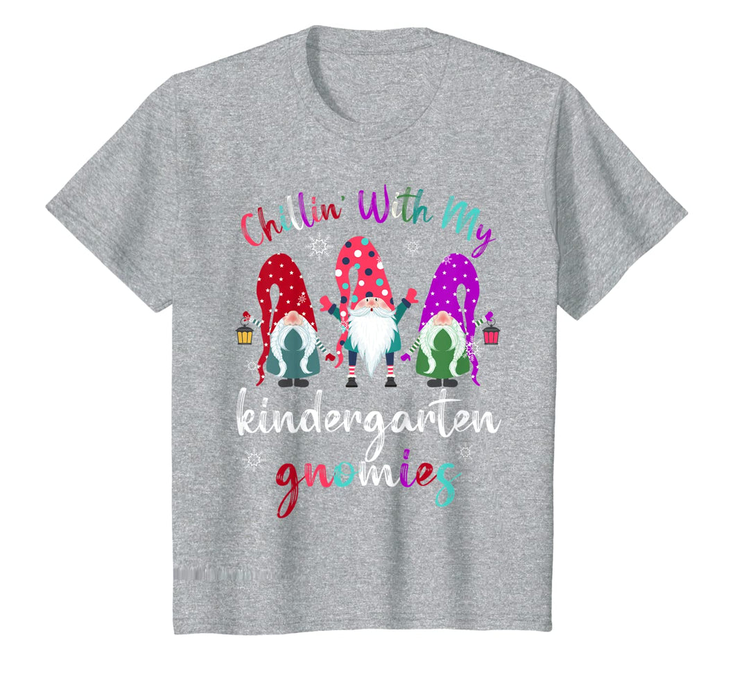 Funny shirts V-neck Tank top Hoodie sweatshirt usa uk au ca gifts for Chillin With My Kindergarten Gnomies Tomte Christmas Teacher T-Shirt 1277417