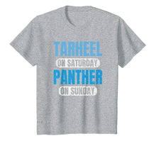 Load image into Gallery viewer, Tarheel on Saturday Panther on Sunday Carolina Gifts Funny T-Shirt-387622

