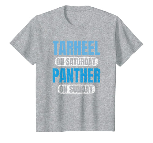 Tarheel on Saturday Panther on Sunday Carolina Gifts Funny T-Shirt-387622