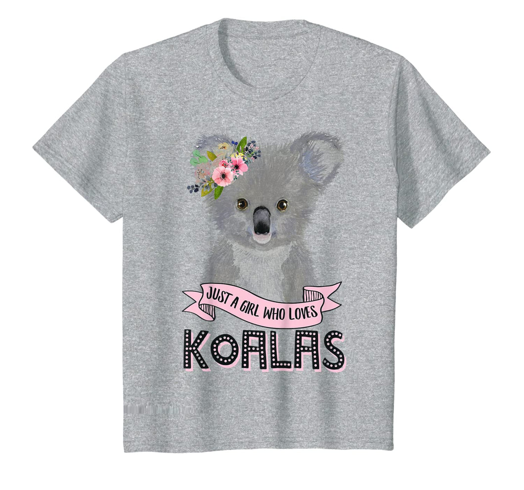 Just A Girl Who Loves Koalas Koala Bear T-Shirt-240525