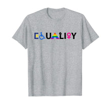 Load image into Gallery viewer, EQUALITY Equal Rights LGBTQ Ally Unity Pride Feminist TShirt274100
