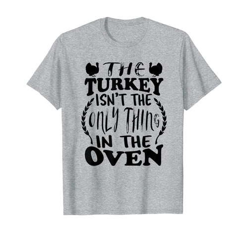 Thanksgiving Pregnancy Announcement Gifts First Time Mom Dad T-Shirt