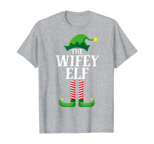 Load image into Gallery viewer, Wifey Elf Matching Group Christmas Couple Party Pajama Wife T-Shirt
