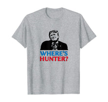Load image into Gallery viewer, Where&#39;s Hunter Trump 2020 Rally Anti Biden Conservative Gift T-Shirt
