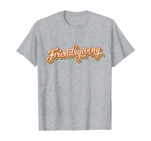 Vintage Friendsgiving Thanksgiving Costume Turkey Day Gifts T-Shirt