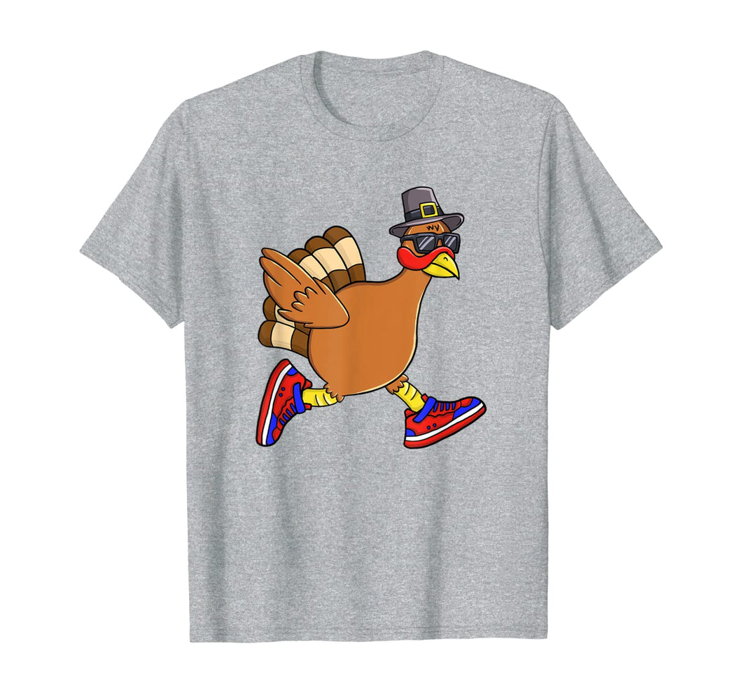 Turkey Trot Funny Thanksgiving Day Running 5K Pilgrim Gift T-Shirt