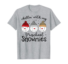Load image into Gallery viewer, Funny shirts V-neck Tank top Hoodie sweatshirt usa uk au ca gifts for Chillin&#39; With My Preschool Snowmies Christmas Teacher Gifts T-Shirt 1139224
