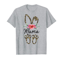 Load image into Gallery viewer, Mother&#39;s Day Easter Gifts For Mama Leopard Bunny Floral TShirt383833
