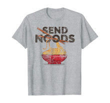 Load image into Gallery viewer, Send Noods Shirt | Distressed Funny Ramen Noodle Shirt
