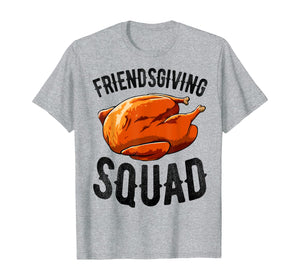 Thanksgiving Friendsgiving Shirt Women Squad Turkey Funny T-Shirt