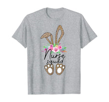 Load image into Gallery viewer, Leopard Print Bunny Nurse Squad Easter 2020 Gifts TShirt410154
