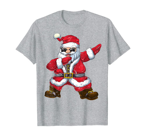 Vintage Christmas Boys Kids Men Xmas Gifts Dabbing Santa T-Shirt