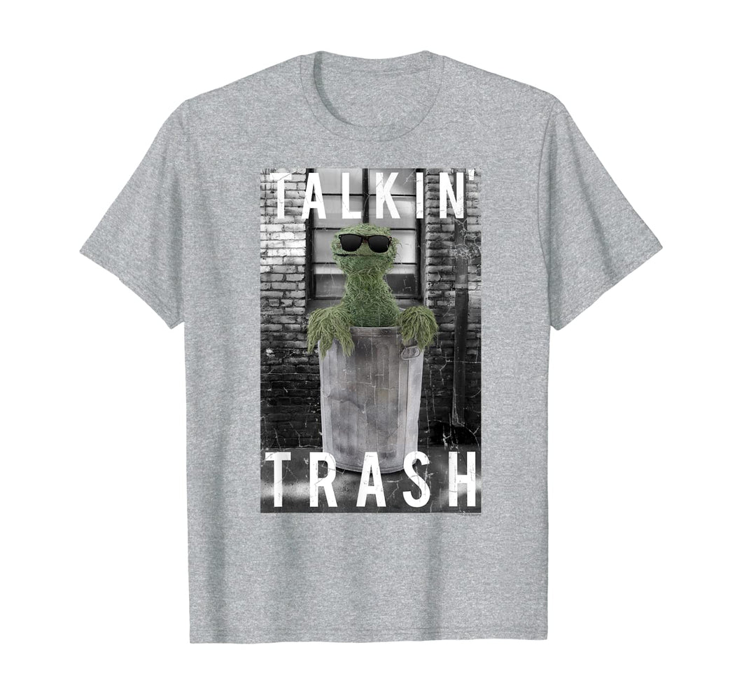 Sesame Street Oscar the Grouch Talkin' Trash T Shirt T-Shirt