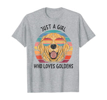 Load image into Gallery viewer, Funny shirts V-neck Tank top Hoodie sweatshirt usa uk au ca gifts for Girl Who Loves Golden Retrievers Dog Gifts  T-Shirt 229210
