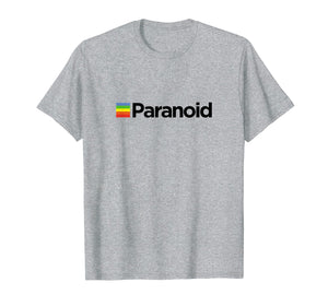 Paranoid - Aesthetic Vintage Vaporwave Fashion T Shirt