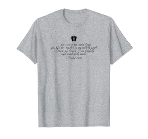 Funny shirts V-neck Tank top Hoodie sweatshirt usa uk au ca gifts for PRO-LIFE Psalm 139 T-Shirt. Anti-abortion Christian Tee 999836