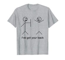 Load image into Gallery viewer, Funny shirts V-neck Tank top Hoodie sweatshirt usa uk au ca gifts for I&#39;ve got your back stick figures Nerd T-Shirt Shirt black 2010251
