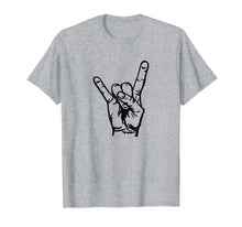 Load image into Gallery viewer, Rocking Hand Punk Rocker Music Band Guitar Festival T Shirt
