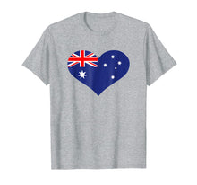 Load image into Gallery viewer, Funny shirts V-neck Tank top Hoodie sweatshirt usa uk au ca gifts for Australia heart flag T-Shirt 
