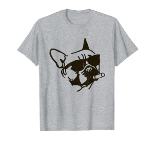 Funny shirts V-neck Tank top Hoodie sweatshirt usa uk au ca gifts for Dog Smoking Cigar Frenchie Dad French Bulldog Lovers Shirt 2324841