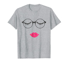 Load image into Gallery viewer, Funny shirts V-neck Tank top Hoodie sweatshirt usa uk au ca gifts for Geek Summer Glasses with Pink Lips and Eyelash TShirt 2101873
