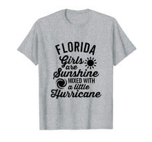 Load image into Gallery viewer, Funny shirts V-neck Tank top Hoodie sweatshirt usa uk au ca gifts for Florida Girls Are Sunshine and a Hurricane T-Shirt 1719241
