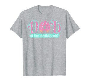 Funny shirts V-neck Tank top Hoodie sweatshirt usa uk au ca gifts for Mens Dad Of Birthday Girl Donut Lover Theme Daddy T Shirt 1244387
