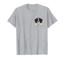 Load image into Gallery viewer, Bernese Mountain Dog Pocket Graphic T-Shirt Dog Gift Shirt
