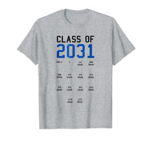 Load image into Gallery viewer, Funny shirts V-neck Tank top Hoodie sweatshirt usa uk au ca gifts for Class of 2031 Graduation T-shirt with Space for Handprints 1098738
