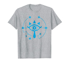 Load image into Gallery viewer, Zelda Breath Of The Wild Sheikah Eye Logo Graphic T-Shirt
