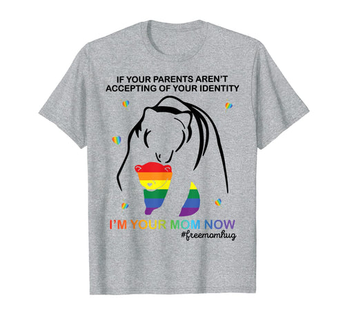 Free Mom Hugs LGBT Pride T-shirt Gifts Mama Bear LGBT Shirt 61954