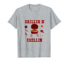 Load image into Gallery viewer, Funny shirts V-neck Tank top Hoodie sweatshirt usa uk au ca gifts for Grillin N Chillin Summer Barbeque Grilling Lover T Shirt 2965020
