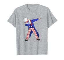Load image into Gallery viewer, Funny shirts V-neck Tank top Hoodie sweatshirt usa uk au ca gifts for Funny Dabbing Uncle Sam T-Shirt, Dab Dance 4th of July Shirt 1949966
