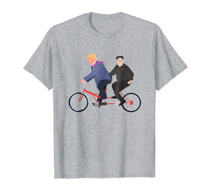 Funny shirts V-neck Tank top Hoodie sweatshirt usa uk au ca gifts for Trump and Kim Jong Un Tandem Bike Funny T-Shirt 1903911