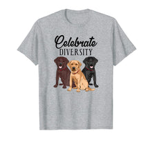 Load image into Gallery viewer, Funny shirts V-neck Tank top Hoodie sweatshirt usa uk au ca gifts for Funny Labrador Retriever Dog T-Shirt Celebrate Diversity 1880748
