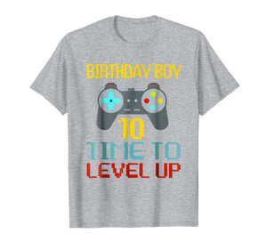 Funny shirts V-neck Tank top Hoodie sweatshirt usa uk au ca gifts for 10th Birthday Boy Shirt Video Game Gamer Boys Kids Gift 2511564