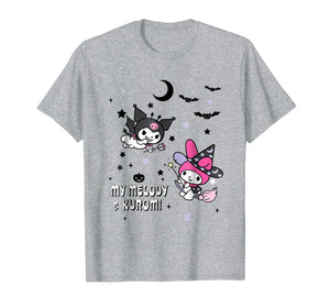Funny shirts V-neck Tank top Hoodie sweatshirt usa uk au ca gifts for My Melody and Kuromi Halloween Tee Shirt 1801574